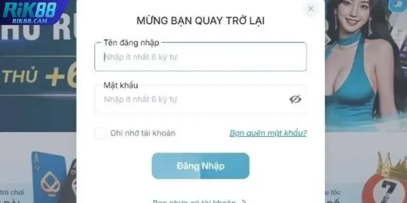 Giải đáp câu hỏi đăng nhập tại RIK88