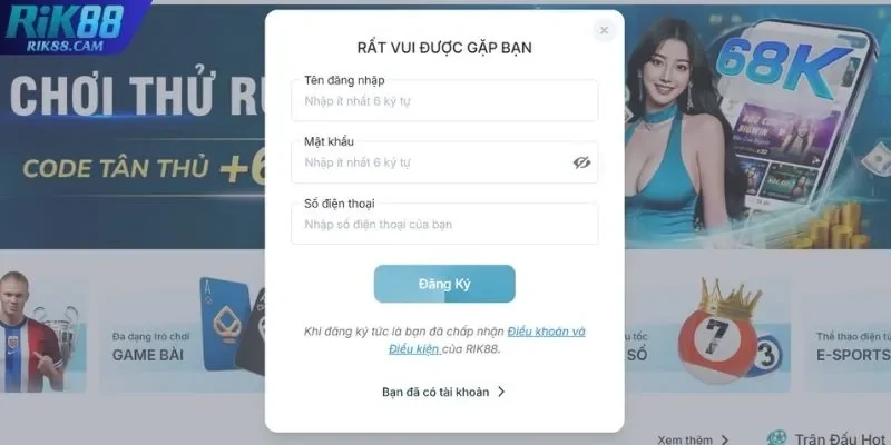 Chỉ với 4 bước đã đăng nhập thành công