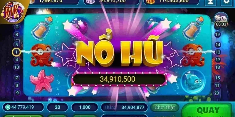 Quay hũ giao diện thủy cung đầy ấn tượng